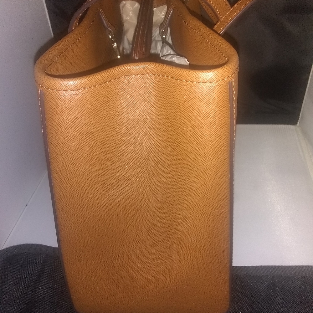 Michael kors MK Jet Set EW EX Large Saffiano leather handbag East West Travel - Picture 10 of 15